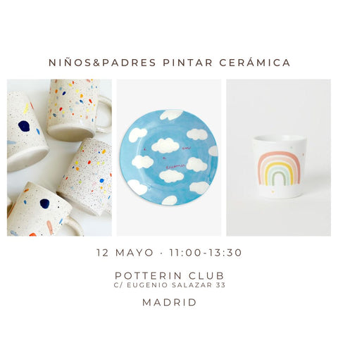Taller pintar cerámica para Padres&Niños