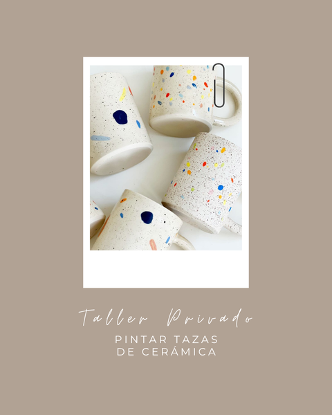 Taller privado cerámica: pinta tu taza