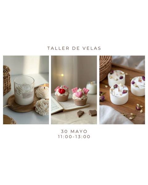Mayo 30 - Taller de velas