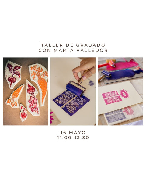 Mayo 16 - Taller de grabado con linóleo