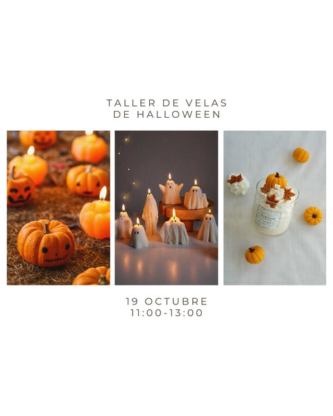 Octubre 19 - Taller de velas de Halloween