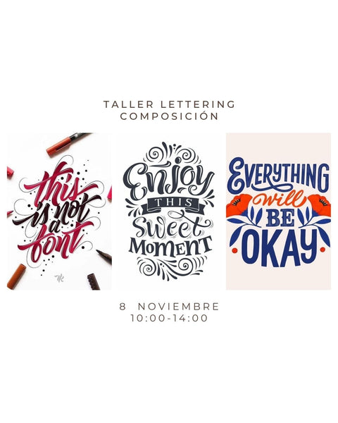 Noviembre 8 - Taller de Lettering: Composición