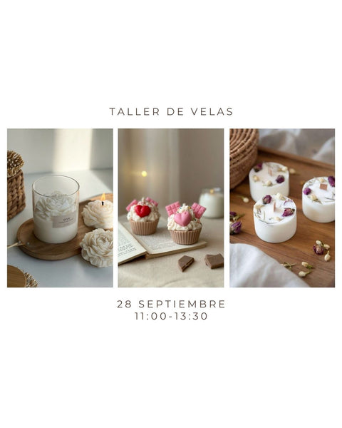 Septiembre 28 - Taller de velas