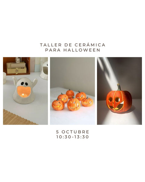 Octubre 5 - Taller de cerámica para Halloween