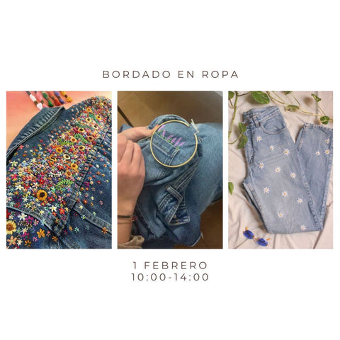 Febrero 1 - Taller Bordado en ropa