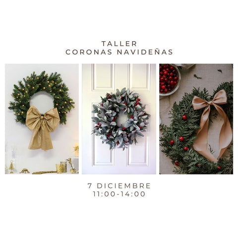 Diciembre 7 - Taller de Coronas Navideñas