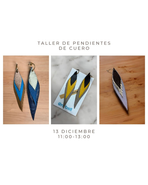 Diciembre 13 - Pendientes de cuero