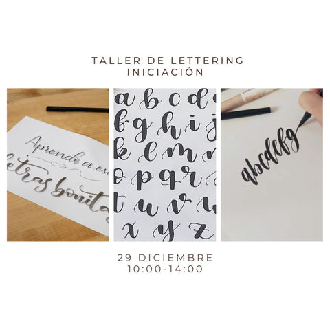 Diciembre 29 - Taller de Lettering: Iniciación