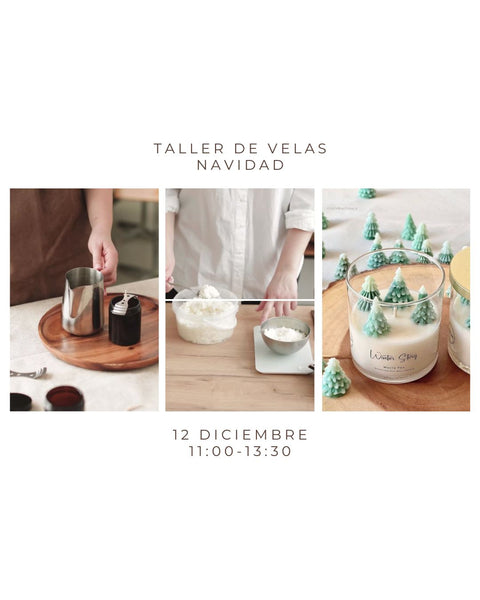 Diciembre 12 - Taller de velas de Navidad