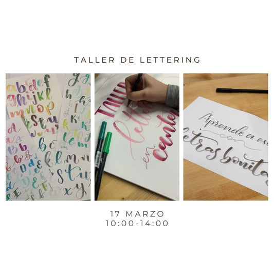 Marzo 17 - Taller Lettering y el color.
