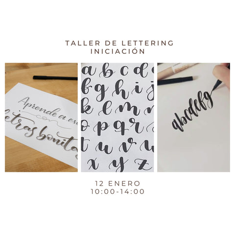 Enero 12 - Taller de Lettering: Iniciación