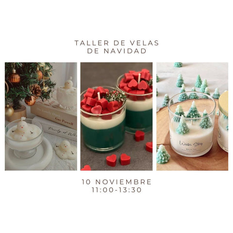 Noviembre 10 - Taller de velas de Navidad