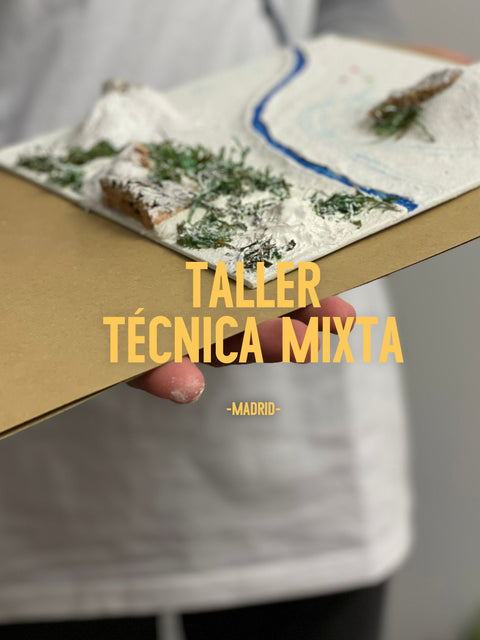 Taller Nieve (Técnica mixta) - Madrid 25 Febrero